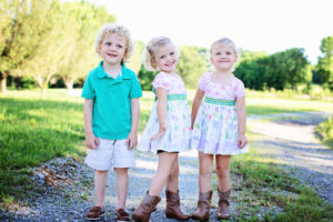 Mount Juliet TN Family photography triplets