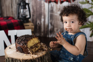 first year cake smash studio photography mt juliet, tn